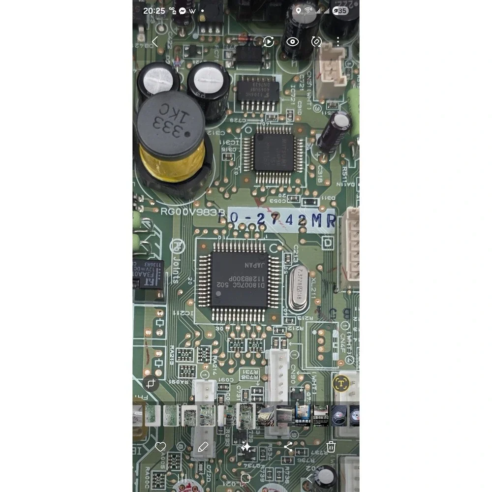 RG76V226g02 RG00V983B Mitsubishi Split-Type Heat Pump Air Control Board